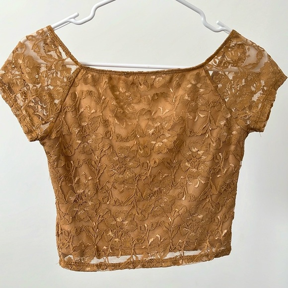 Urban Renewal lace crop top like new - Picture 2 of 3